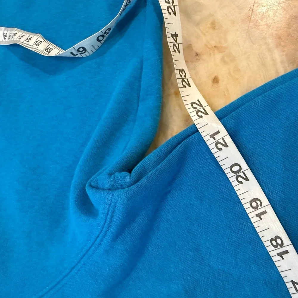 NWT The North Face Mens Box NSE Pullover Hoodie Blue Standard Fit Size M‎
